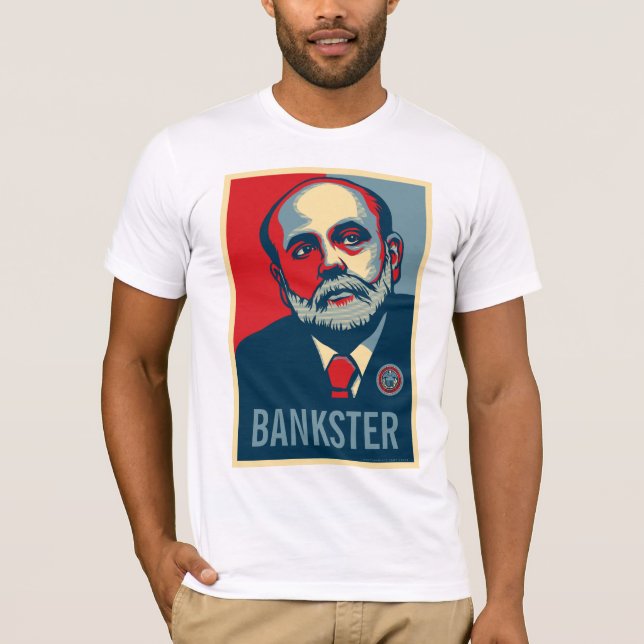 Federal Reserve preside a camisa de Ben Bernanke (Frente)