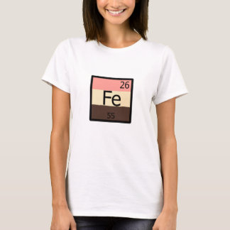 Feedee Ferro Fe Mesa Periódica T-shirt de feedist