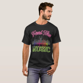 Feel the Music – Vibrant Party Crowd T-Shirt