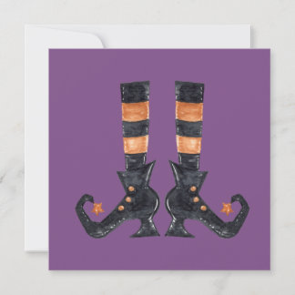 Feet de bruxa do Halloween personalizado
