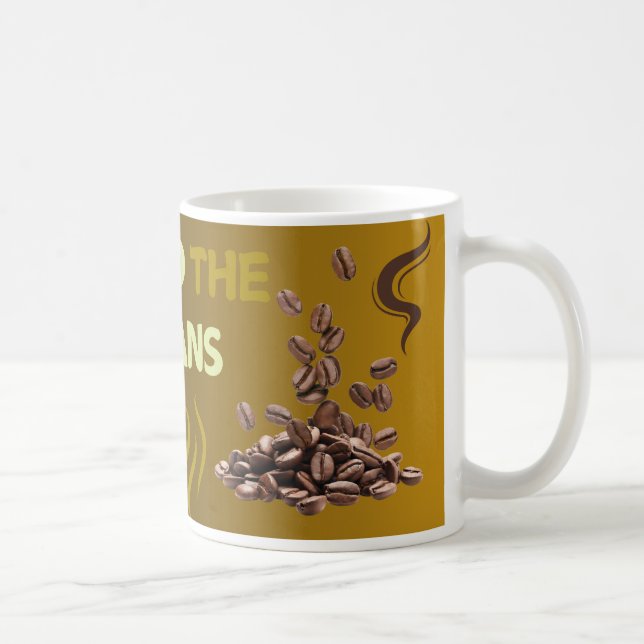 "Feijões: A Caneca Perfeita para Amantes de Café! (Direita)