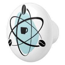 Feijões de café atômicos em trações da gaveta da