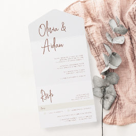 Feira | Casamento de Script Manuscrito Moderno
