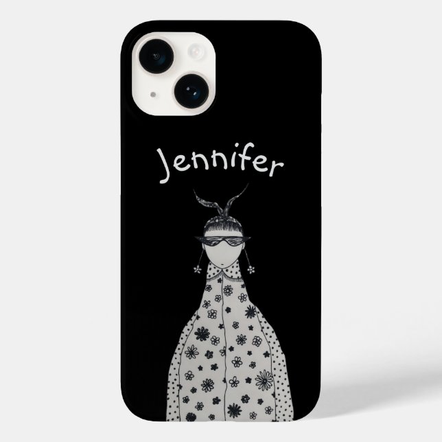 Feiras de flores brancas capas de iphone de cascat (Verso)