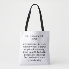 Feis / Feiseanna Definição Tote Bag Irish Dancing