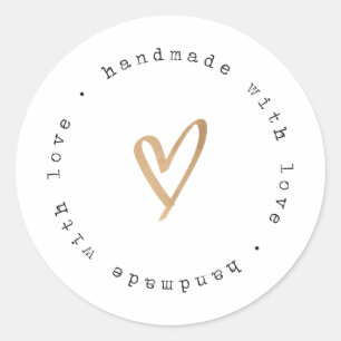Feita À Mão Com Adesivos De Amor
