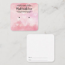 Feita Com Cartão De Olhar De Amor, Corações De Aqu