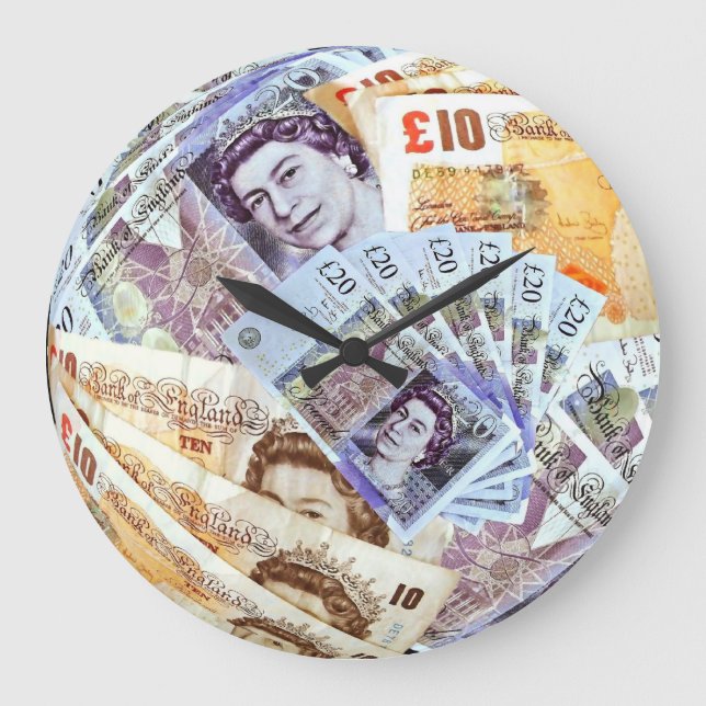 Feita de dinheiro ~ £ relógio (Frente)