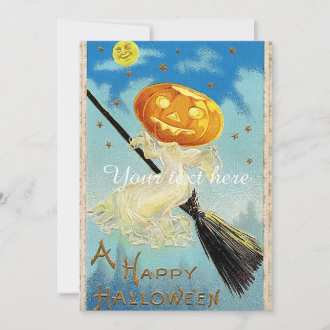 Feiticeira de abóbora do Halloween (Frente)