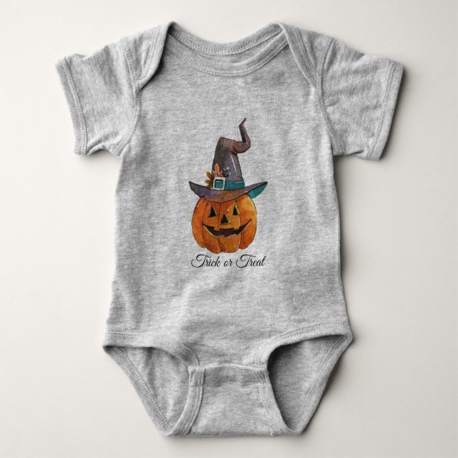 Feiticeira de abóbora do Halloween | Camiseta (Frente)