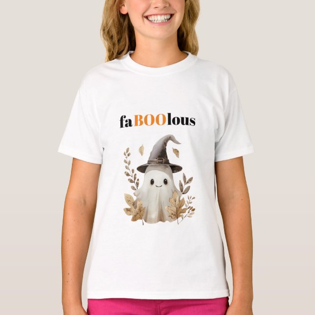 Feiticeira Fantasma da Camisa FaBOOlous (Frente)