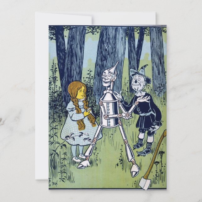 Feiticeiro de Oz Dorothy Tin Woodsman Scarecrow (Frente)