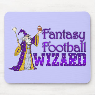 Feiticeiro Mousepad do futebol da fantasia