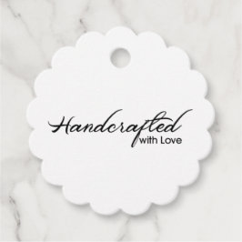 Feito à mão com a etiqueta de amor