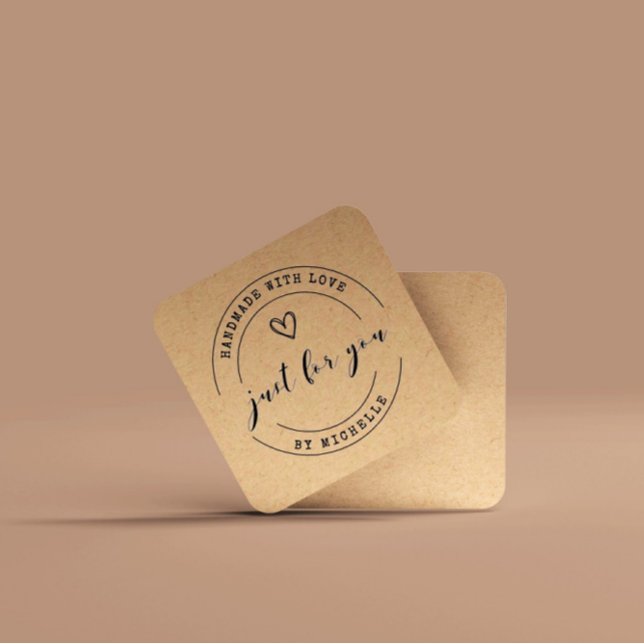 feito à mão com cartões de agradecimentos de scrip (Criador carregado)