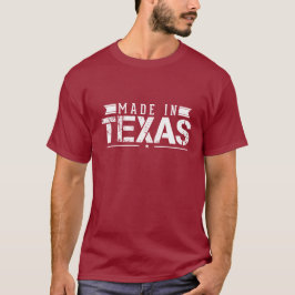 "Feito camisa de Texas"