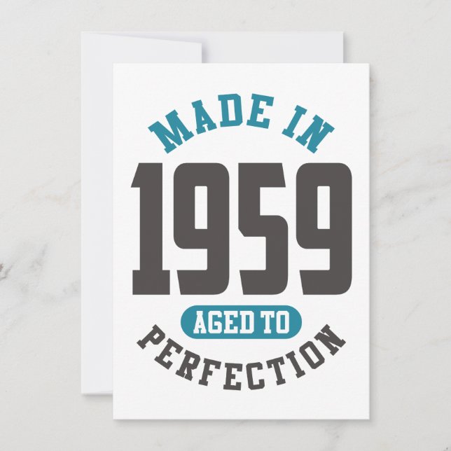 Feito em 1959 (Frente)