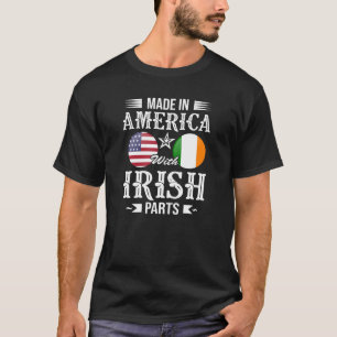 Feito em América com irlandês parte o t-shirt