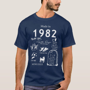 Feito em Camiseta de 1982