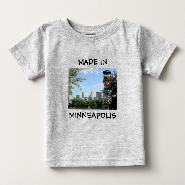 Feito em Minneapolis, camisa de bebê (Frente)