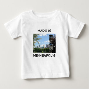 Feito em Minneapolis, camisa de bebê