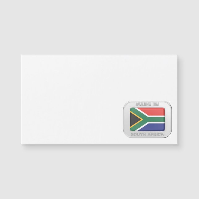 Feito na África do Sul (Frente)