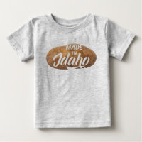 Feito na camisa da batata de Russet de Idaho