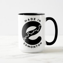 Feito na caneca alta de Edmonton