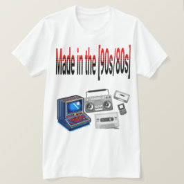 Feito na década de 90 - 80 - Camisa retrô-vítrea