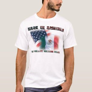 Feito nas peças mexicanas de América w - camisa de