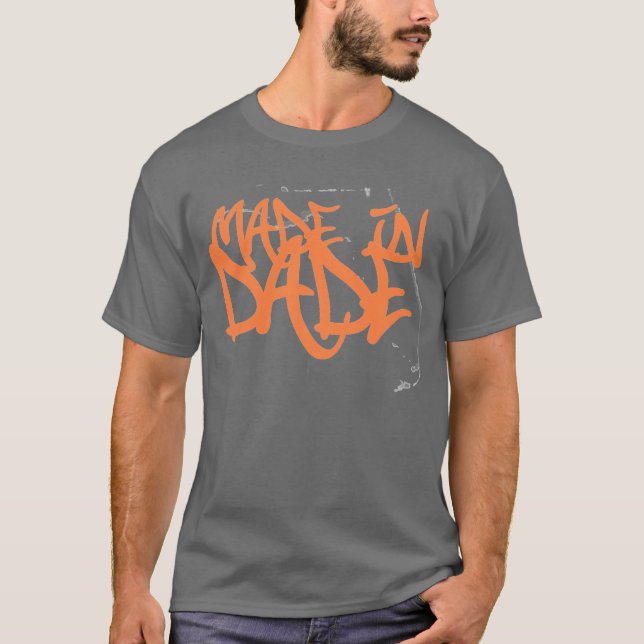 Feito no Condado de Dade 305 em t-shirt & em (Frente)