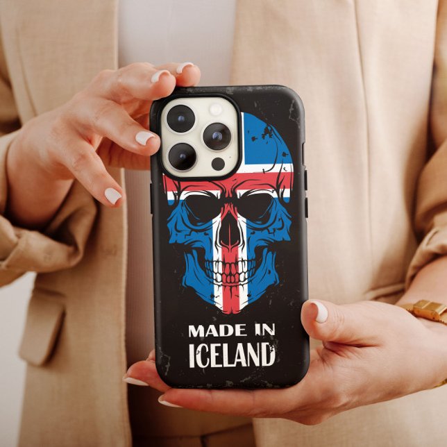 Feito no iPhone da Islândia | Porta-capas de iphon (Criador carregado)