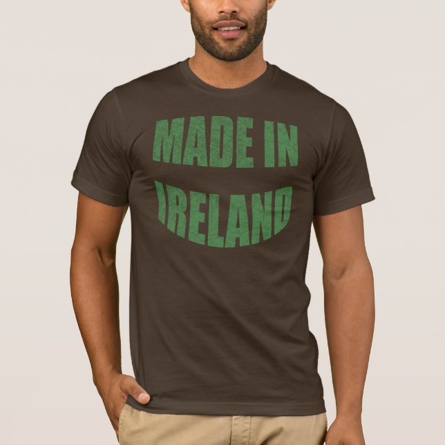 Feito no t-shirt de Ireland (Frente)