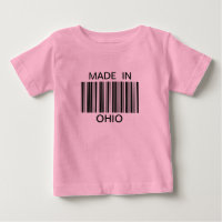 Feito no t-shirt de Ohio