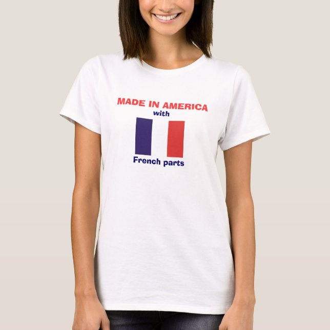 Feito no t-shirt unisex de América (Frente)