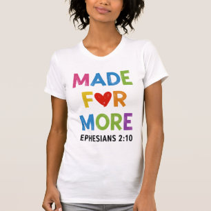Feito Para Mais Camisa Ephesians 2 10 Design