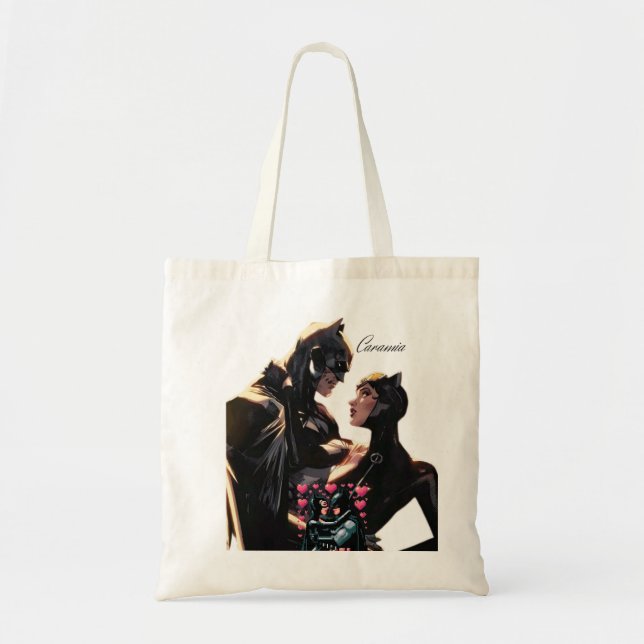 Feito para os amantes da bolsa de mão Batman e Cat (Frente)