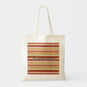 Felicidade - Bolsa Tote Listrada Retro