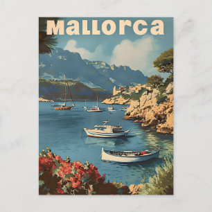 Felicidade Costeira de Maiorca Cartão Postal Vinta