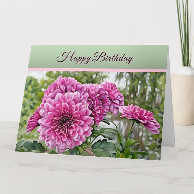 Felicidade e Amor - Cartão de Aniversário (Frente)