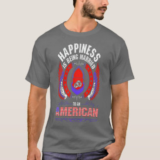 Felicidade É Casada Com Coupl De Camisa Americano