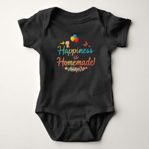 Felicidade é Homemade" Baby Fine Jersey T-Shirt