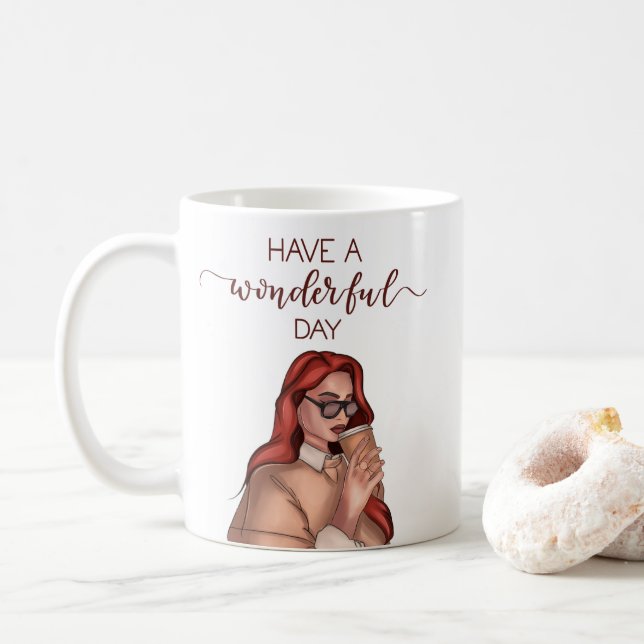 Felicidade em uma caneca (Com Donut)
