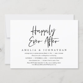 Felicidade Eterna, Convite de Jantar de Casamento 