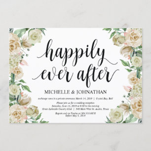 Felicidade eterna, Convite de Recepção de Casament