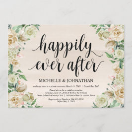 Felicidade eterna, Convite de Recepção de Casament