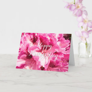 Felicidade Floral Rosa - Cartão Personalizado do D