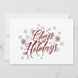 Felicitações às Férias - Cartão de Natal Elegante