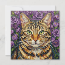 Felino & Floral | Arte de Gato Fofo 
