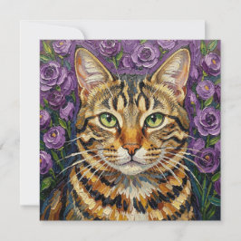 Felino & Floral | Arte de Gato Fofo 